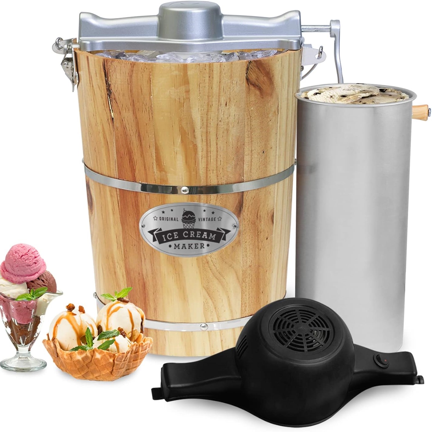 Old School Ice Cream Maker: The Collection of Vintage Recipes