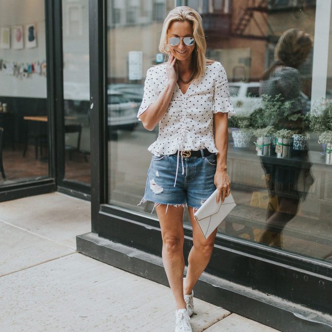 outfits with jean shorts