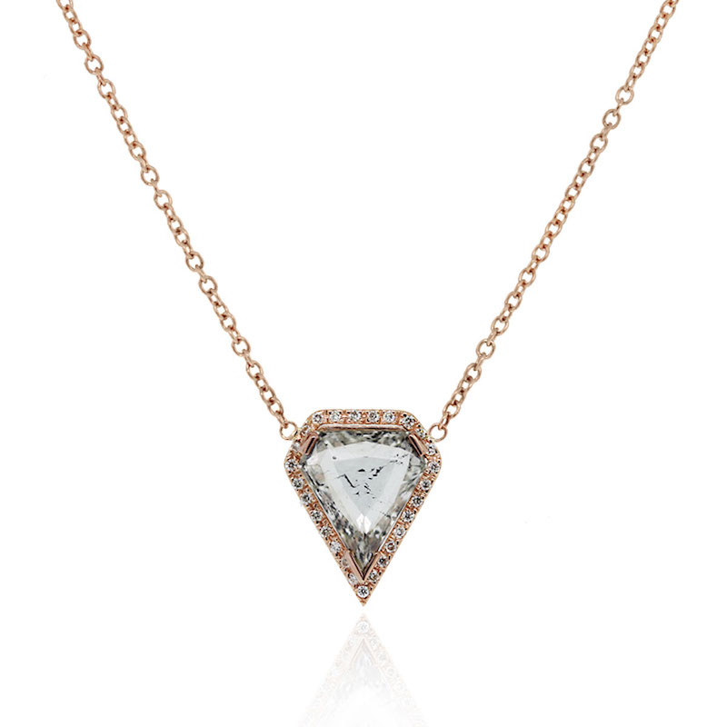 diamond pendant necklace gold