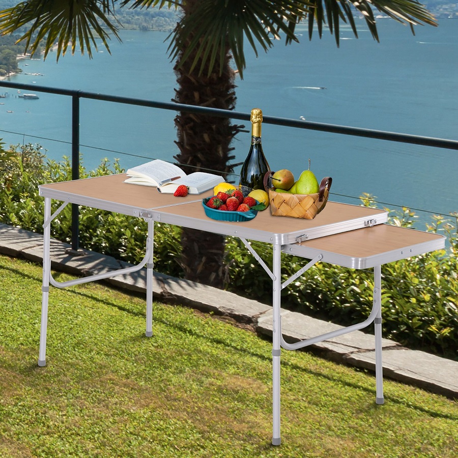aluminum folding table