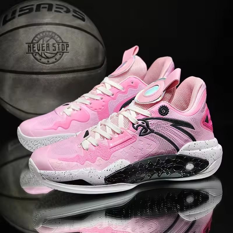 hot pink basketball shoes