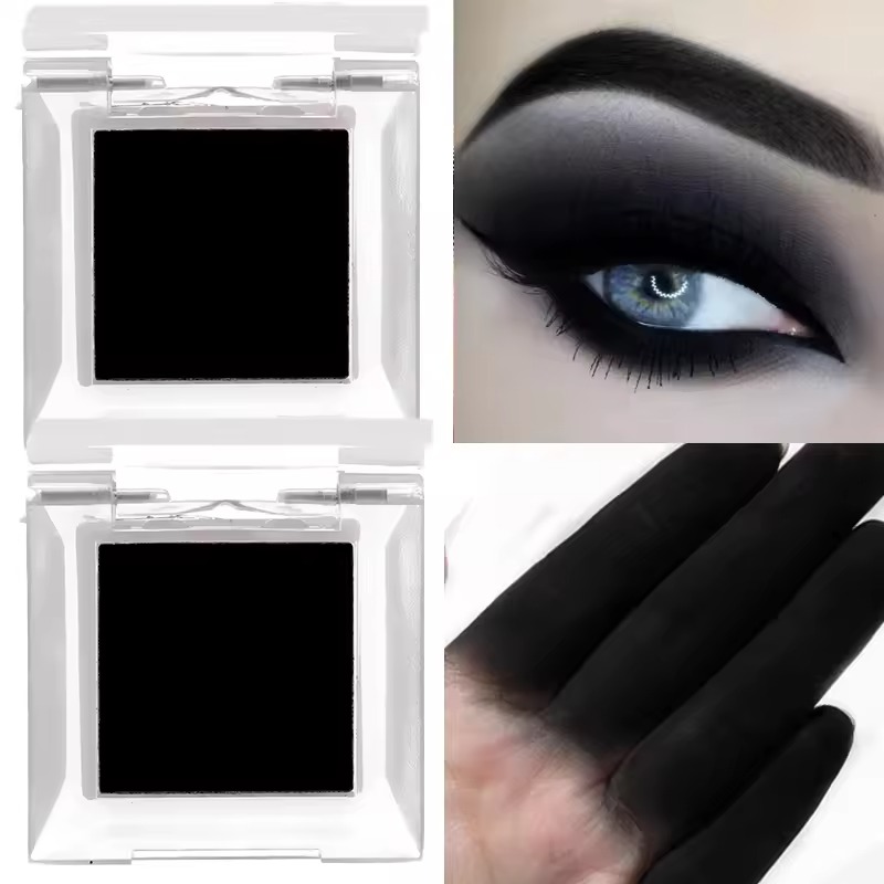 black eyeshadow looks