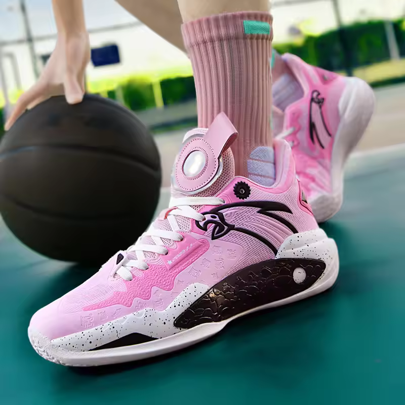 hot pink basketball shoes