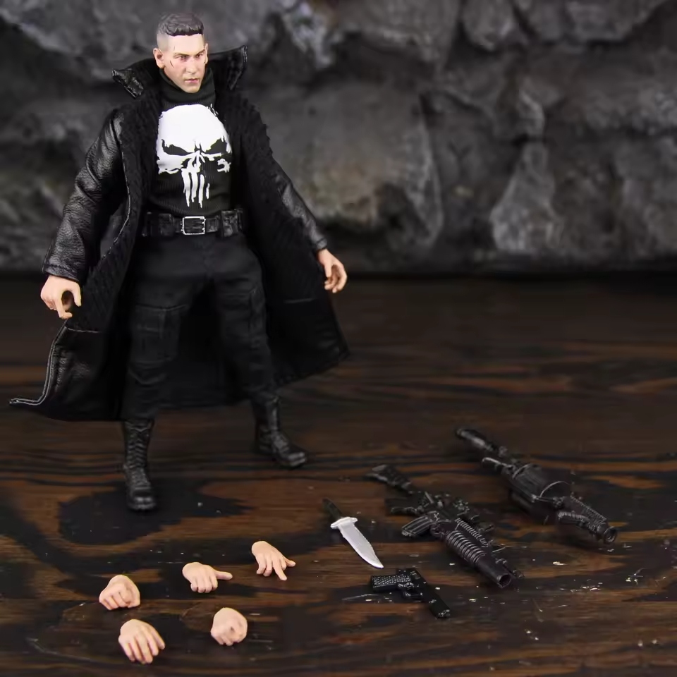 The journey of Punisher action figures began in the late 20th century, taking inspiration from the iconic Marvel Comics character.