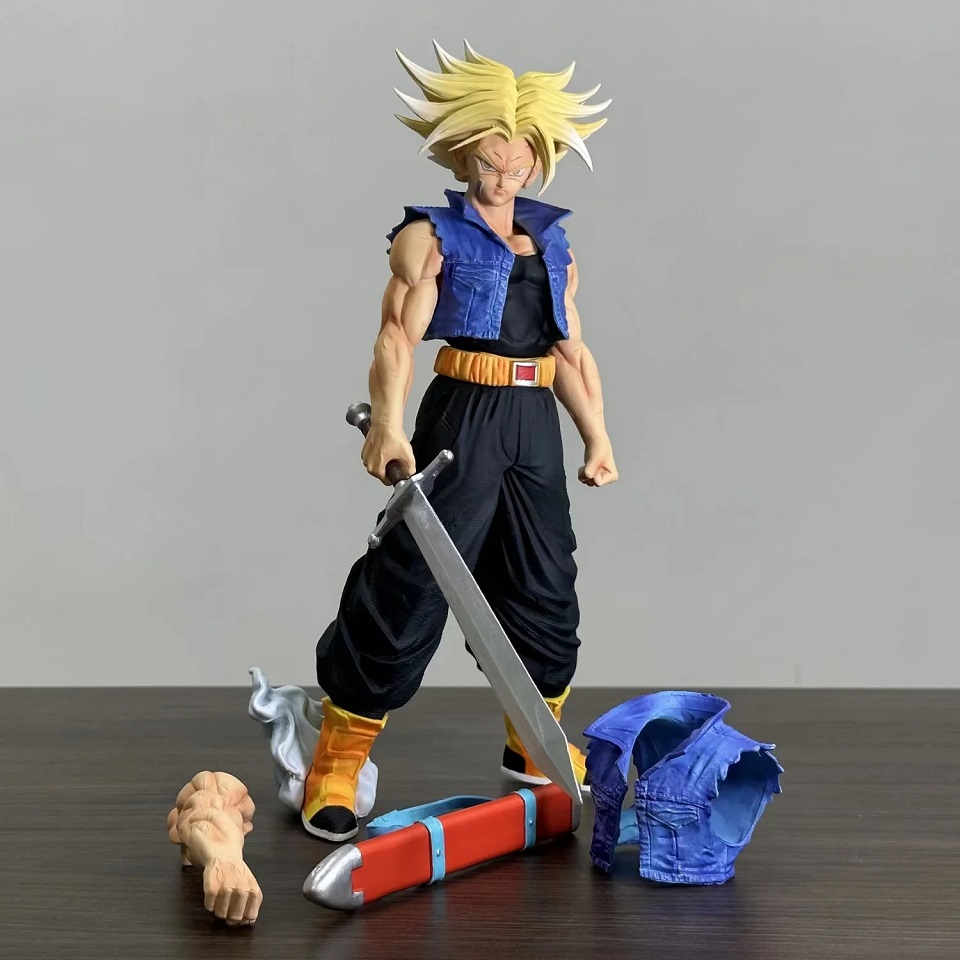 The right pose can bring your Trunks action figure to life.