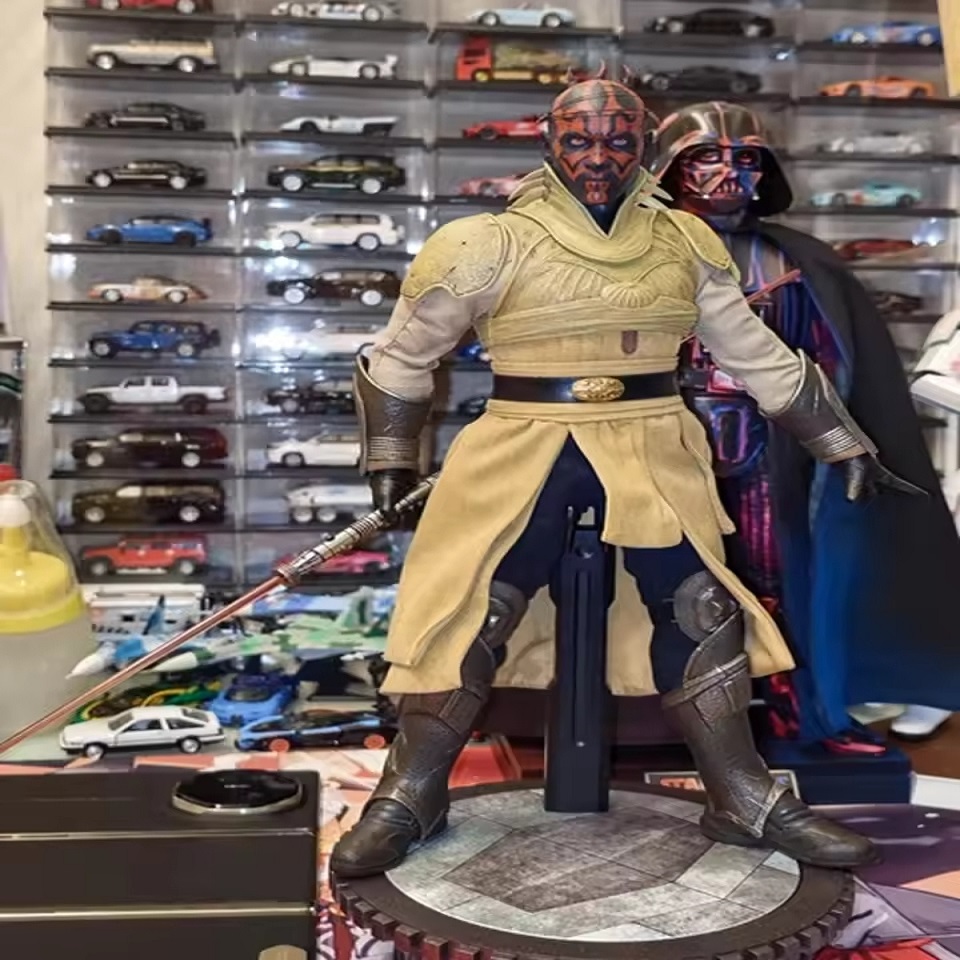 Darth Maul stands as a formidable presence in the Star Wars universe.