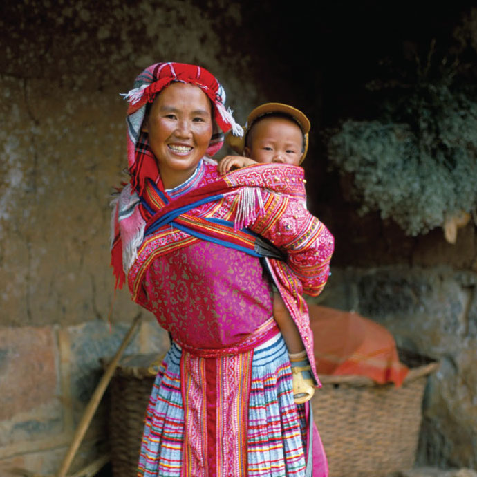 Hmong baby carrier