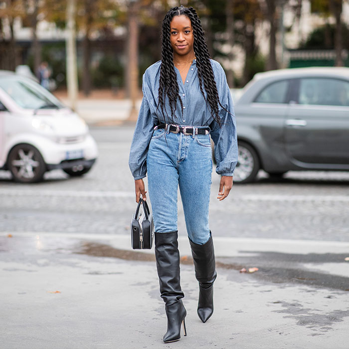jeans with boots