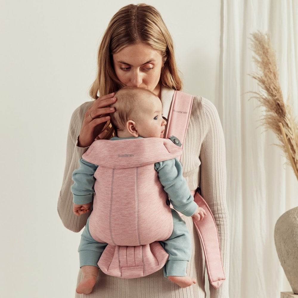 pink baby carrier