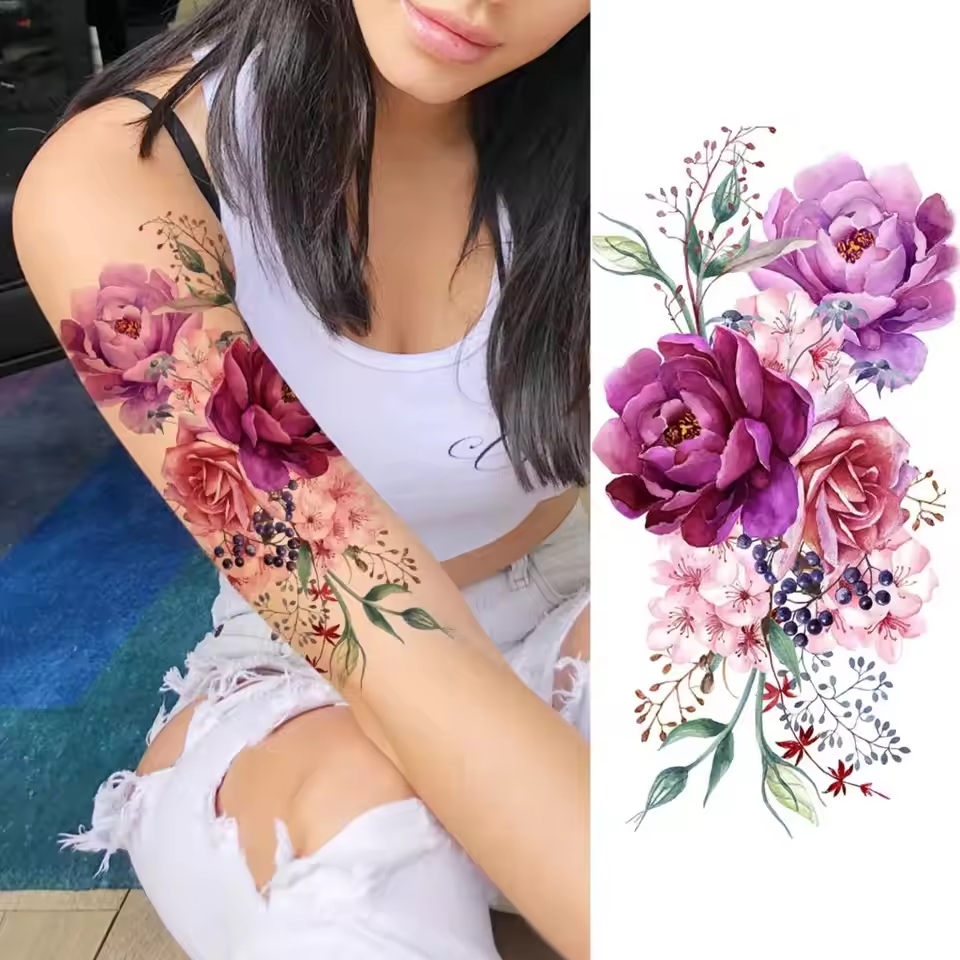 Half sleeve tattoos have become a prominent trend in the body art world.