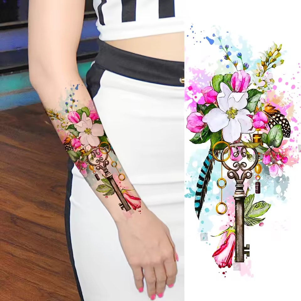Half sleeve tattoos have become a prominent trend in the body art world.