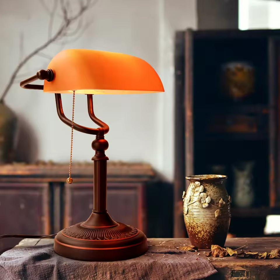 Orange table lamps are more than mere lighting fixtures.