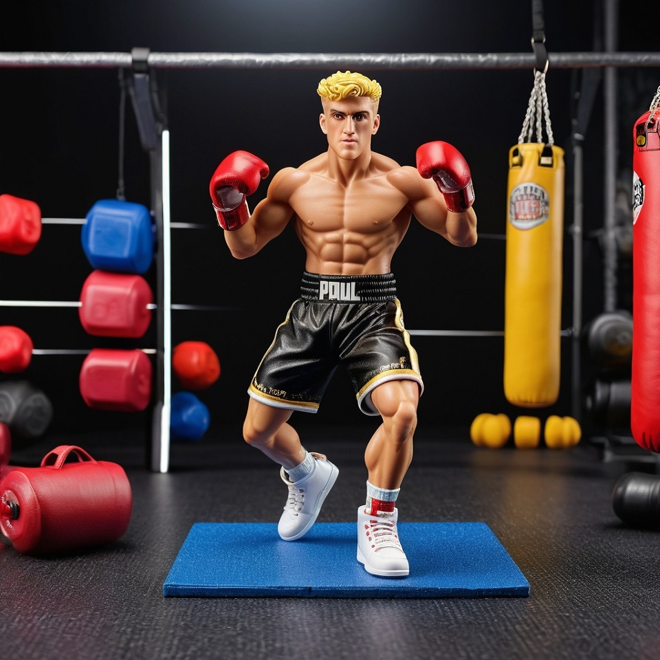 Transforming from a vibrant social media personality to a tangible collectible, the Jake Paul action figure embodies the essence of this digital star.