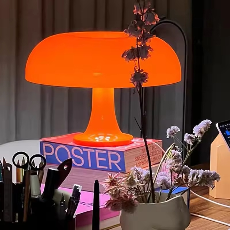 Orange table lamps are more than mere lighting fixtures.