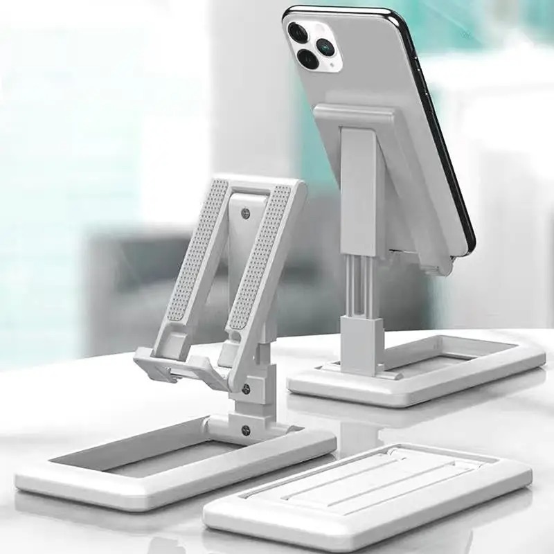 Liftable and foldable phone and tablet stand
