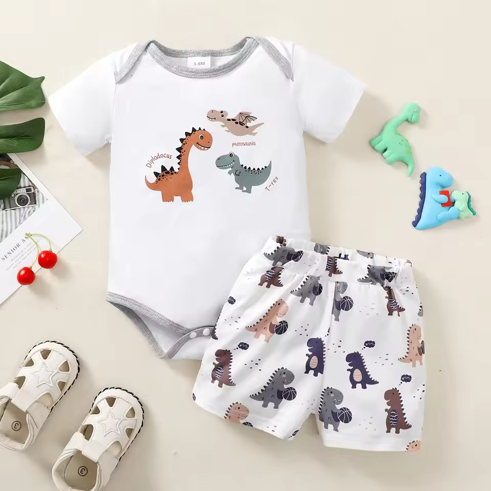 Trendy baby boy summer clothes can be both fashionable and functional.