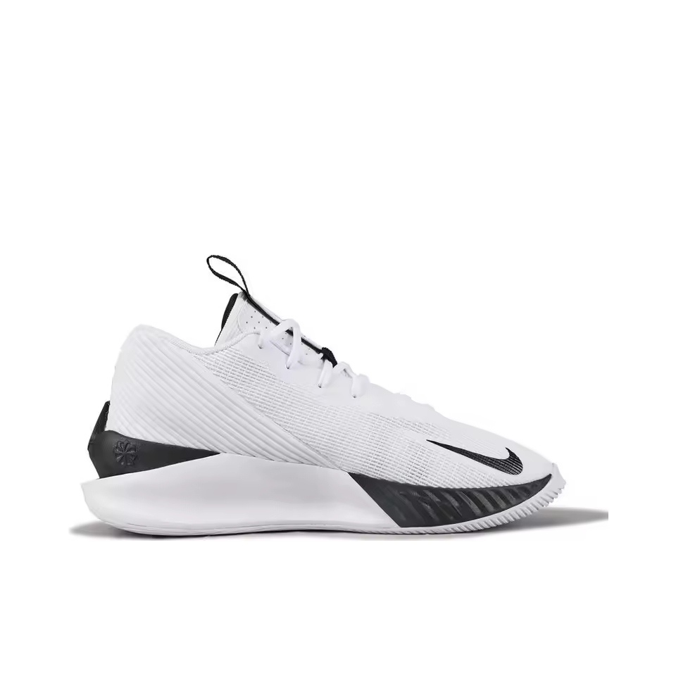 The allure of all-white basketball shoes lies in their classic, sleek look.