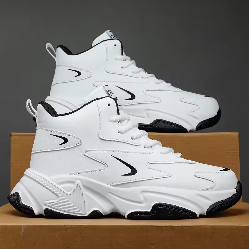 The allure of all-white basketball shoes lies in their classic, sleek look.
