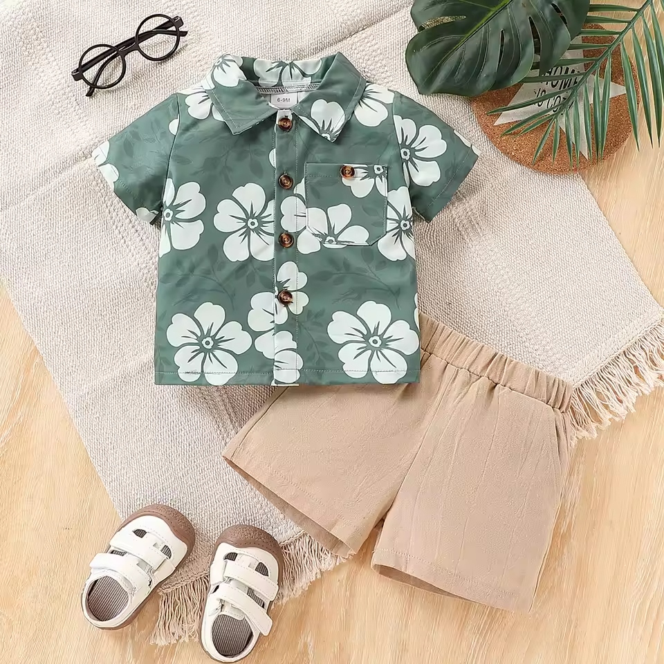 Trendy baby boy summer clothes can be both fashionable and functional.