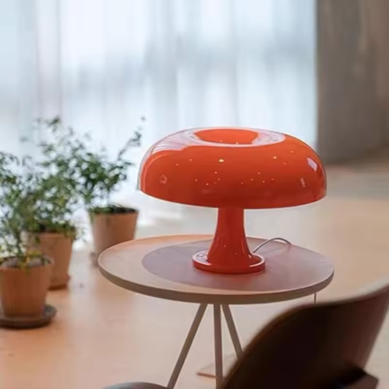 Orange table lamps are more than mere lighting fixtures.