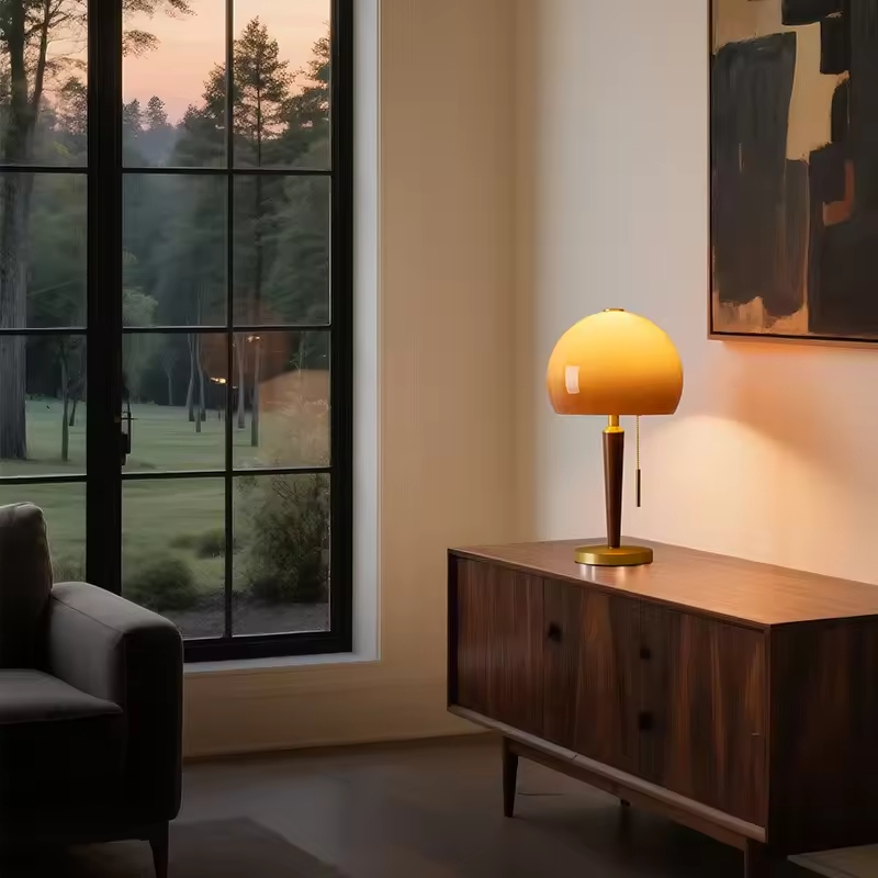 Orange table lamps are more than mere lighting fixtures.