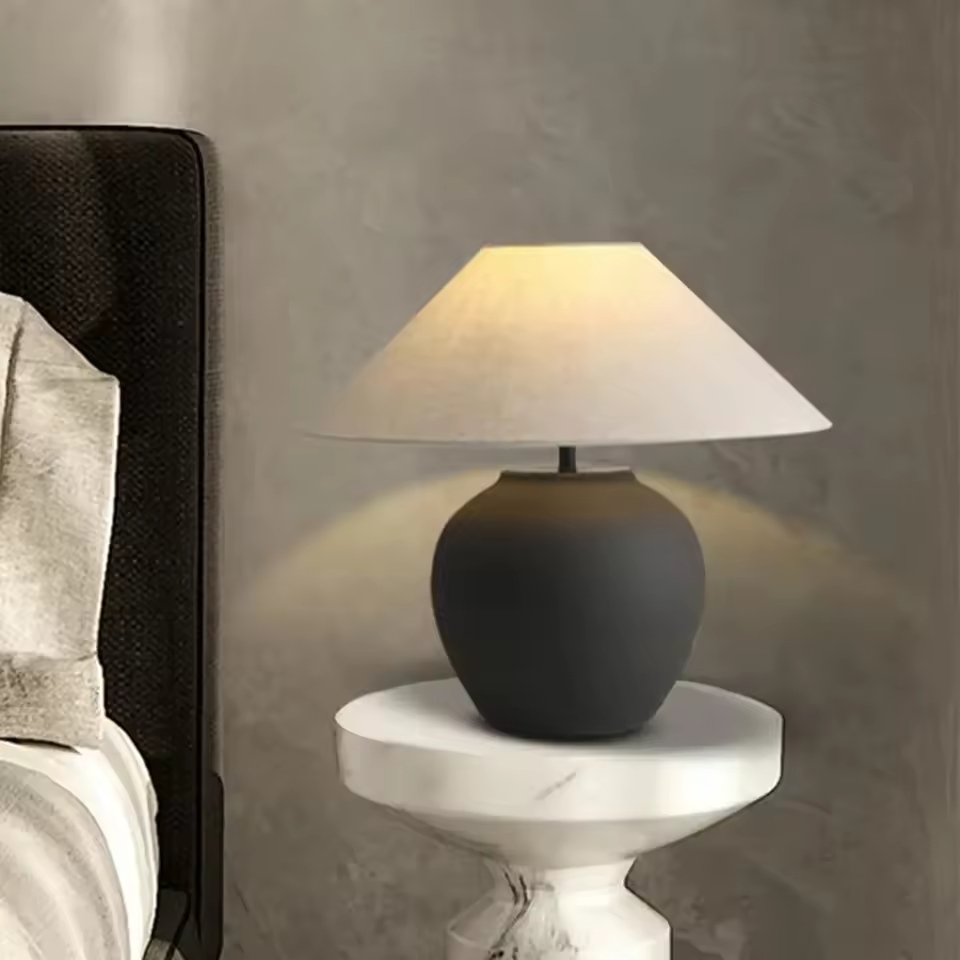 Oversized table lamps can transform a space with bold style.