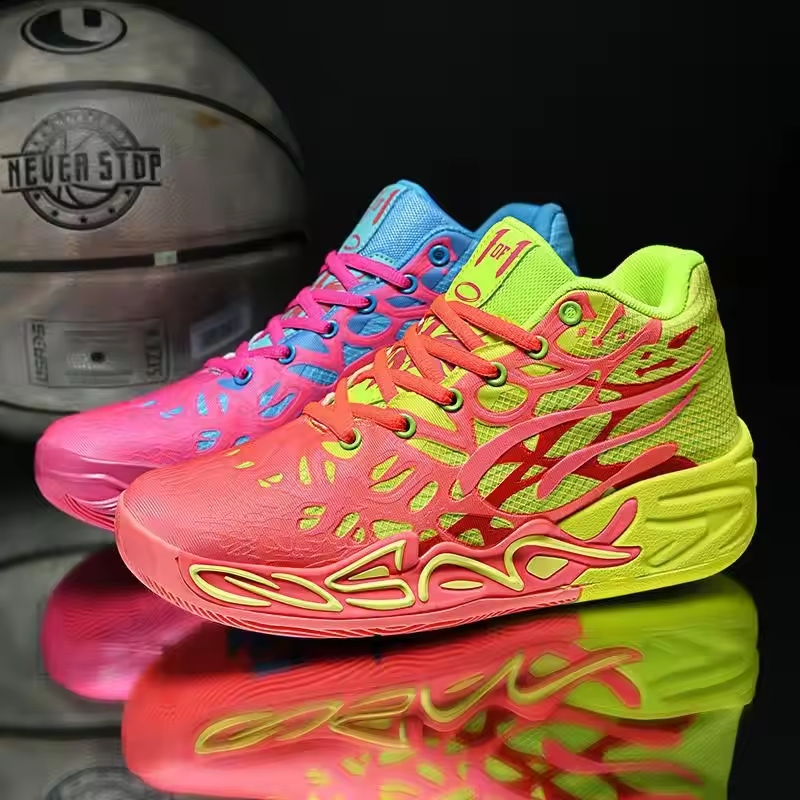 Neon basketball shoes are not just ordinary footwear.
