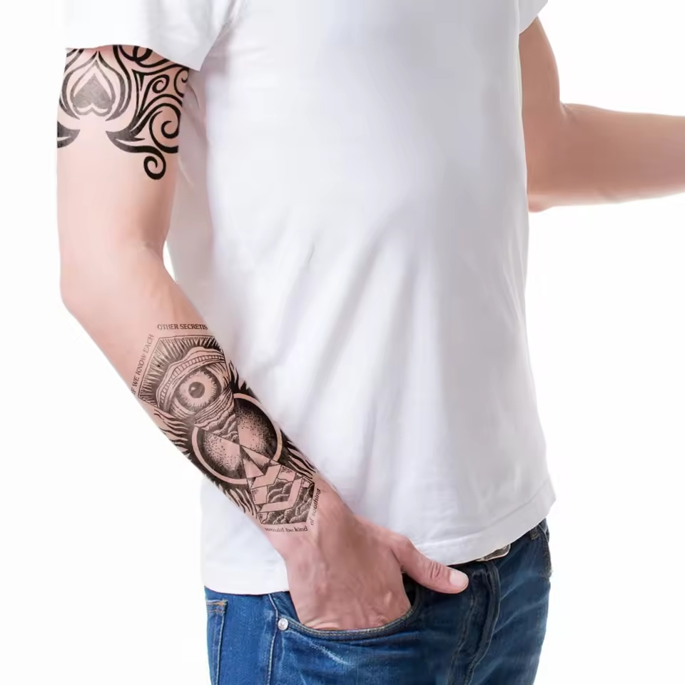 Blackout tattoos have surged in popularity over recent years.