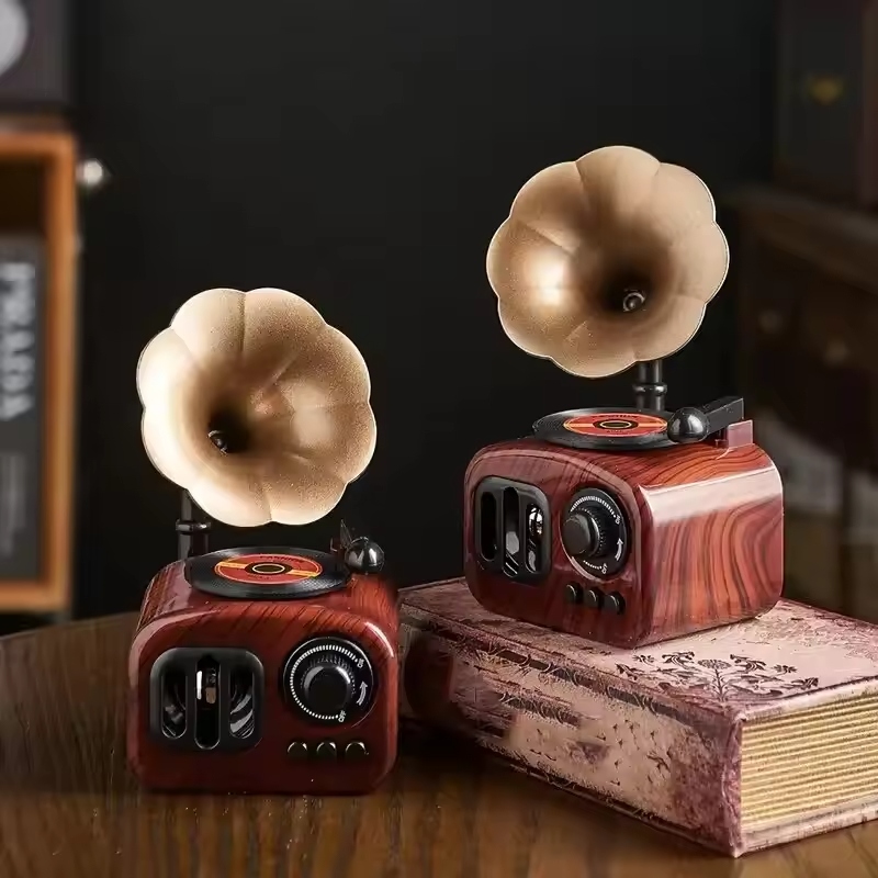 Vintage turntables are known for their rich, warm sound.