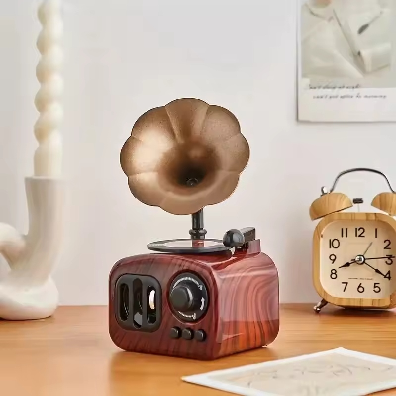 Vintage turntables are known for their rich, warm sound.