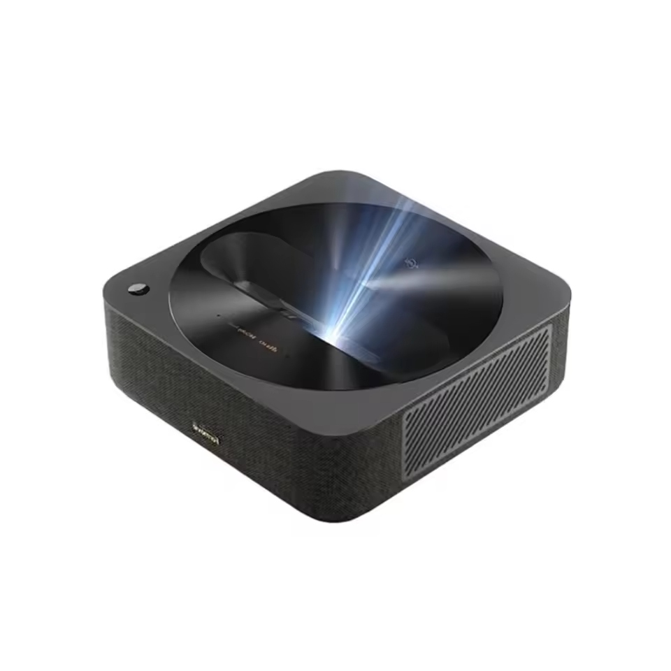 A laser projector is a device that uses laser lights for image projection.