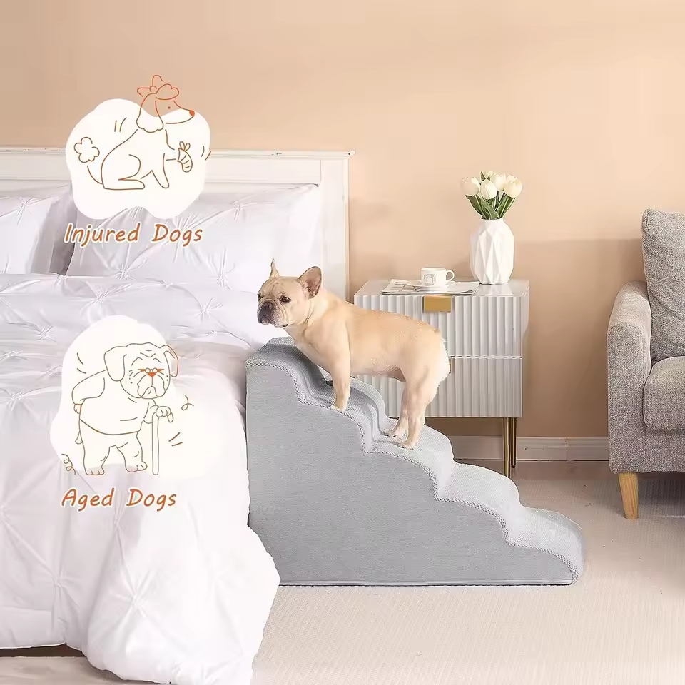 Dog steps for beds can greatly improve your pet’s quality of life.