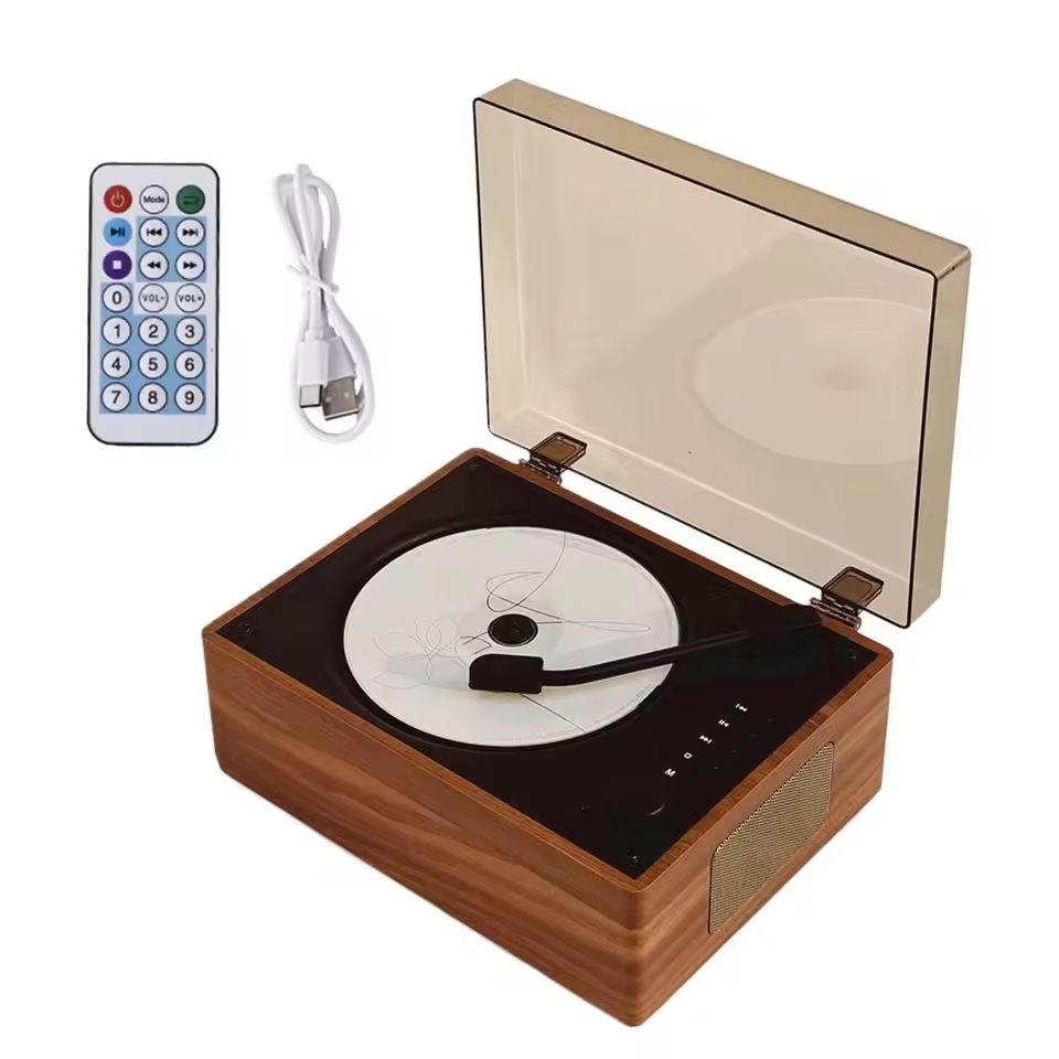 Vintage turntables are known for their rich, warm sound.