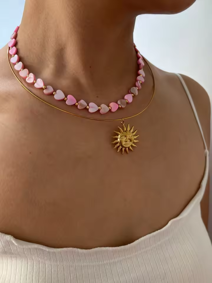 beaded necklace
