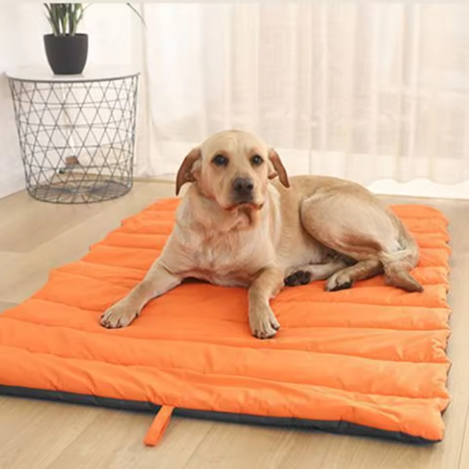 A waterproof dog bed is designed to resist moisture and liquids.
