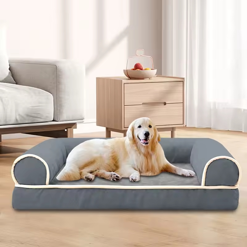 A memory foam dog bed is designed to provide superior comfort for your pet.