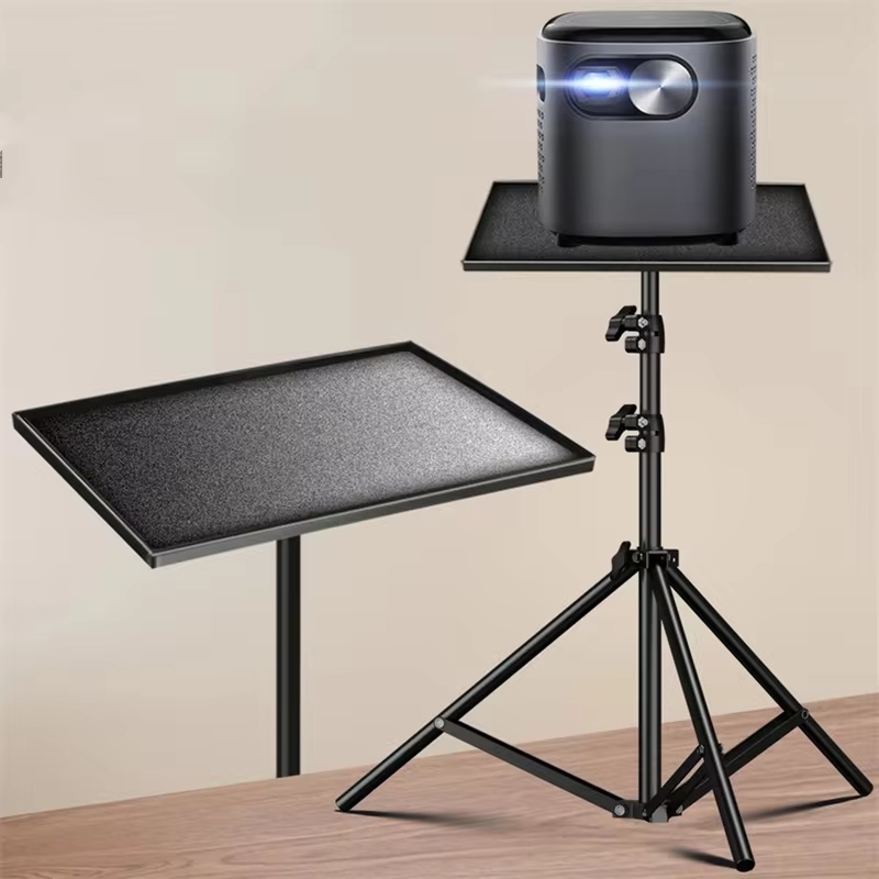 A projector stand is essential for both functionality and convenience.
