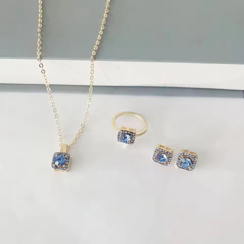 The jewelry overload look celebrates bold accessorizing.