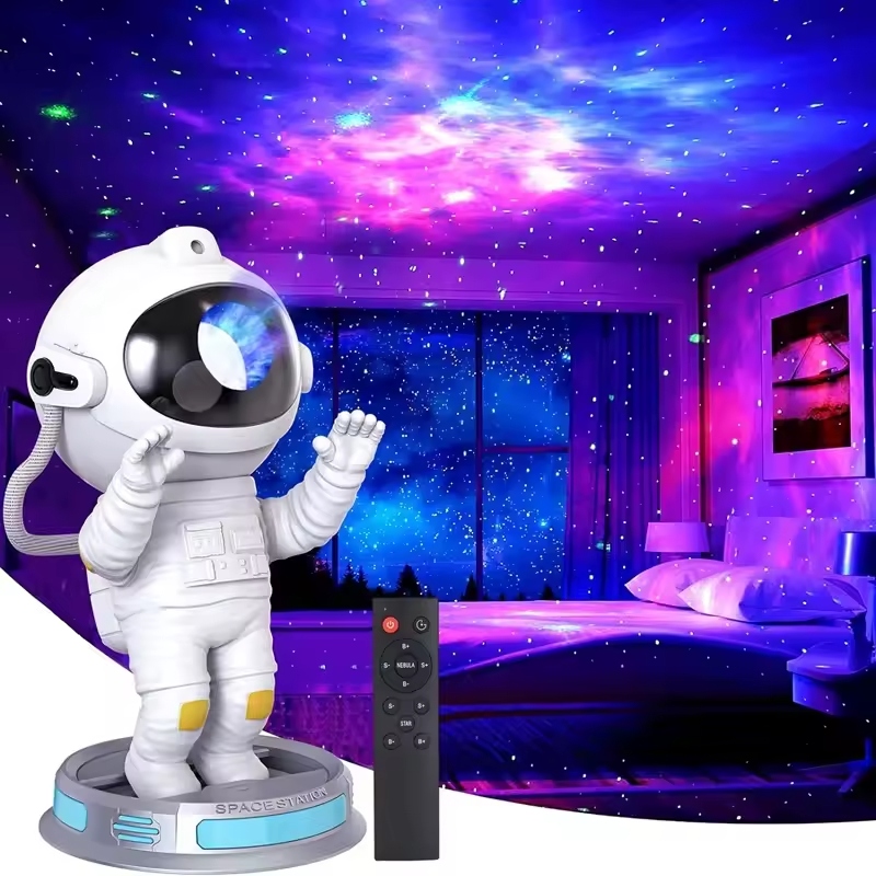 A star projector is a device that projects a starry sky onto ceilings or walls.