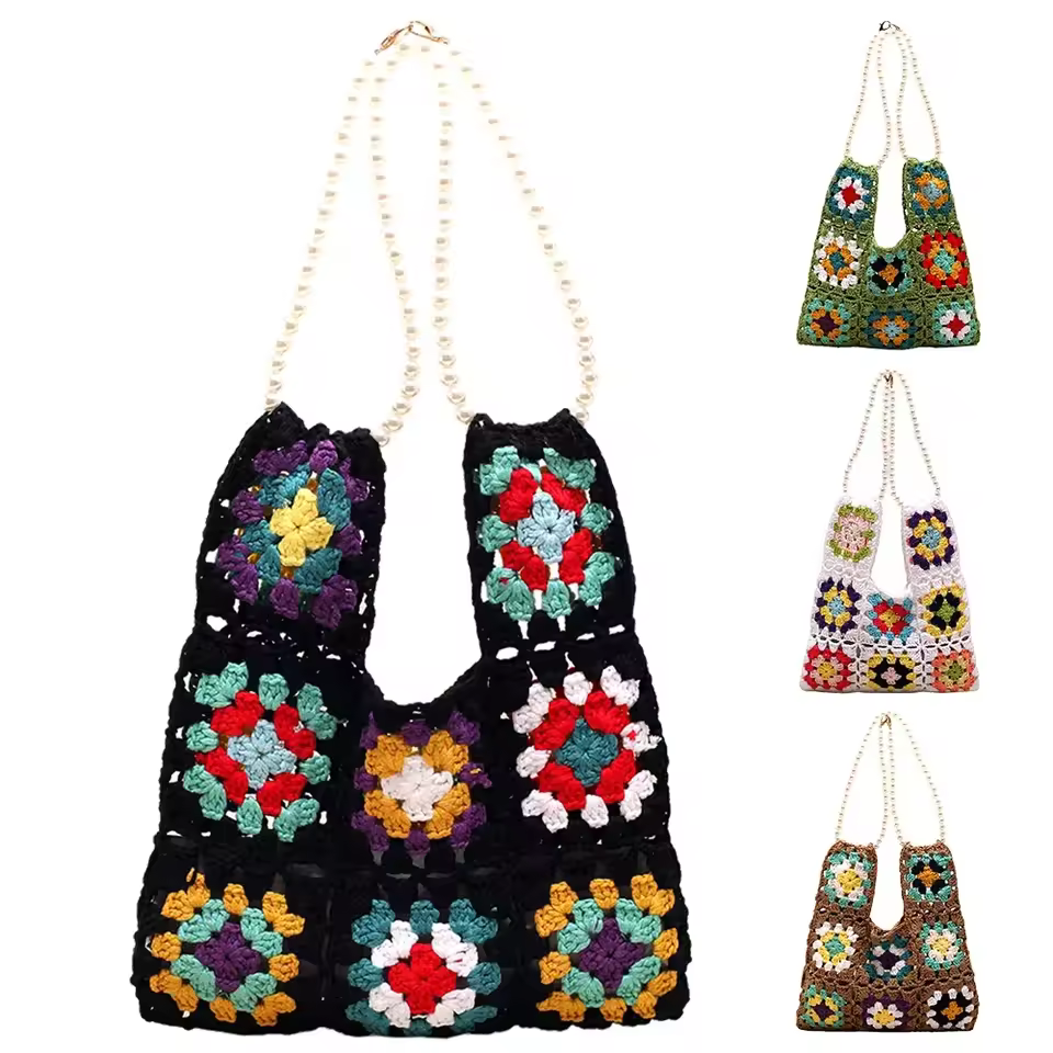 crochet tote bag
