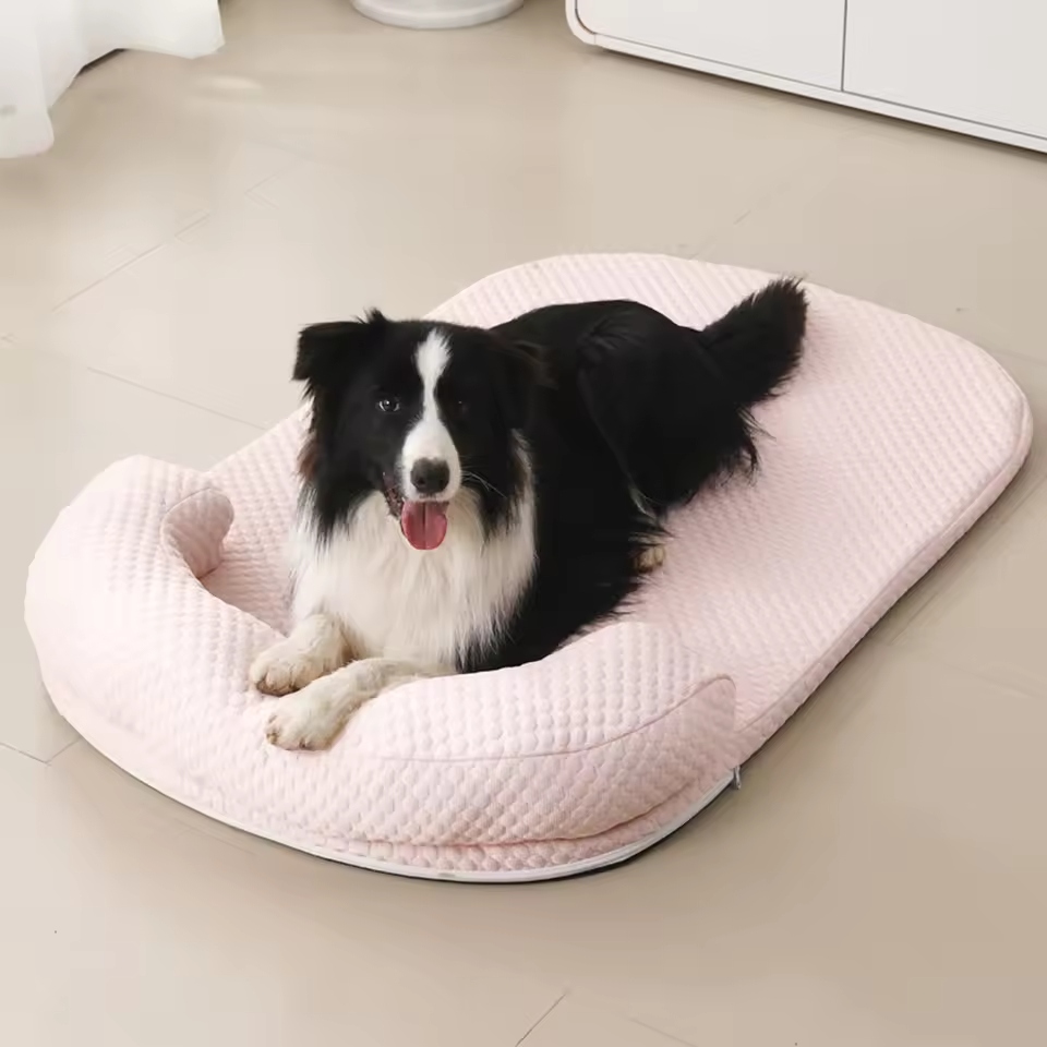 Cooling dog beds are specially designed to keep your dog cool and comfortable.