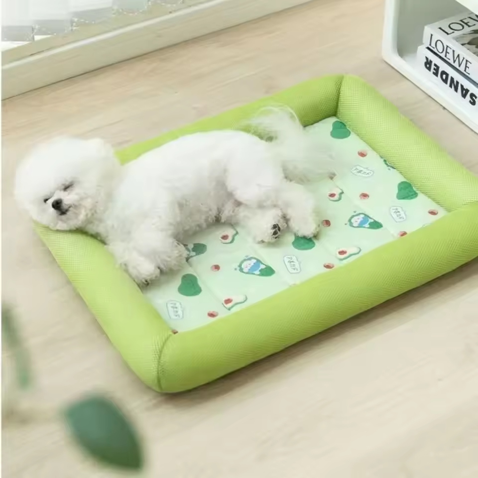 Cooling dog beds are specially designed to keep your dog cool and comfortable.